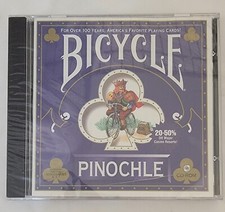 Bicycle Pinochle CD-ROM PC Game for Windows 95 and 3.1 Expert Software Brand NEW picture