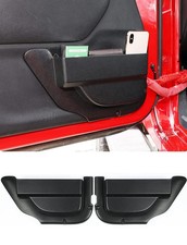 Front Door Storage Pockets for 2011-2018 Jeep Wrangler JK 2 PCS picture