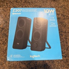 Wireless Logitech Z207 Bluetooth 2.0 Channel Computer Speakers 10W RMS Black picture
