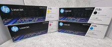 BRAND NEW HP 218X Black Cyan Magenta Yellow High Yield Toner Cartridge Set picture