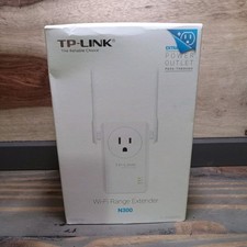 TP-Link TL-WA860RE N300 300Mbps WiFi Range Extender Wall Outlet AC Passthrough picture