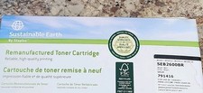 Sustainable Earth by Staples Black Toner SEB2600BR for HP 1600/2600/2600N picture