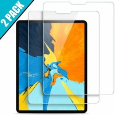 2-Pack HD Premium Tempered Glass Screen Protector For Apple iPad Pro 11 inch  picture