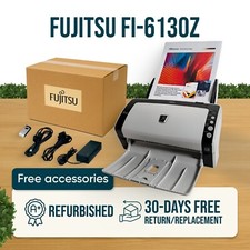 Fujitsu FI-6130Z  Duplex Pass-Through Document Scanner w/FULL PACKAGE IN BOX⚡️ picture