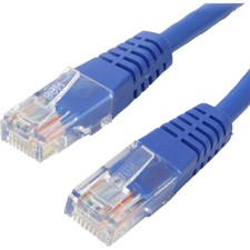 4Xem 4Xc6Patch3Bl 3Ft Cat6 Blue Molded Patch Cable picture