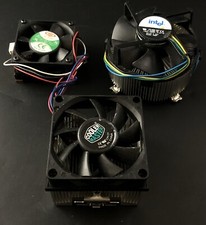 CPU Heatsink and Fan Assemblies, 3 Various Used F7.2 picture