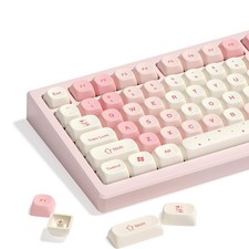 dagaladoo PBT Keyboard keycaps,Pink moa keycaps,Cherry Blossom picture
