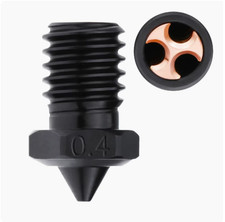 Farsoon Wear‑Resistant Hardened Steel 3‑Hole V6 Nozzle Replacement Part picture