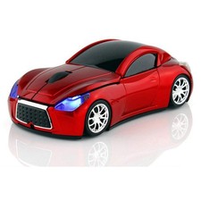 Race Car Mouse Wireless Sports Car Shaped Computer Optical Mouse 2.4Ghz LED Lig picture