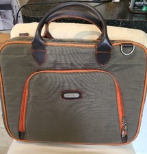 Baggallini Laptop Bag Briefcase Carry-All Brown Orange picture