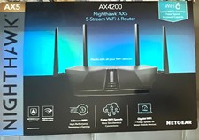 NETGEAR Nighthawk AX5 AX4200 5-Stream Wi‑Fi 6 Wireless Router, Black picture