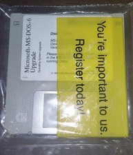 Unopened 3 1/2 MS DOS 6 Upgrade picture