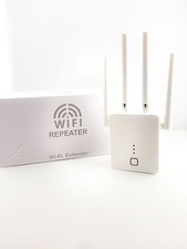 300Mbps WiFi Repeater Wireless Range Extender 4 Antenna WiFi Booster WPS (A1-44) picture