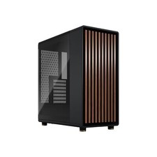 Fractal Design North Charcoal Black Tempered Glass Dark - Genuine Walnut Wood... picture
