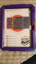 3 Layers Multi-Functional Case For Tablet New In Package W Strap  picture