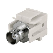 Construct Pro™ BNC-Female Keystone Jack-Pass Through (Light Almond) picture