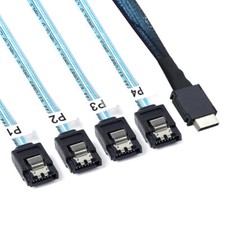Oculink PCI-express SAS SFF-86114i To 4X SATA Server High-speed Conversion Cable picture