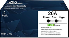 26A Black Toner Cartridges for HP CF226A CF226X 26X LaserJet Pro M40 M426 M427 picture