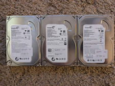 Lot of  3 Seagate Barracuda SATA 3.5
