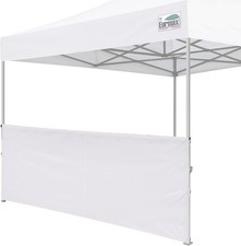 Eurmax USA Instant SunWall for 10x10 Pop up Tent, Canopy Half 10x3ft, White  picture