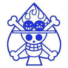 One Piece Portgas D. Ace Vinyl Sticker Decal Sticker for Car Window Wall Laptop picture