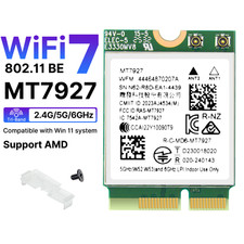 MT7927 Wi-Fi 7 Bluetooth 5.4 M.2 Card 802.11be Laptop Adapter Internal Wireless picture