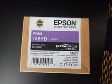 2023 Genuine Epson T46YD Violet Ink SureColor SC-P900 50ml Factory Sealed picture