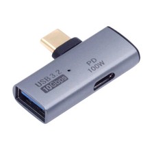 Cablecy 10Gbps USB-C Type-C to USB 3.0 Female OTG & 100W PD Power Adapter picture