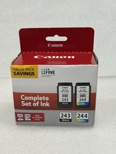 Canon Genuine Complete Set of Ink Fine PG-243 Black + CL-244 Color - Sealed Box picture
