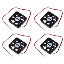 4X DC 12V 2 Pins Connector Brushless Cooling Fan 50mm x 50mm x 10mm C7G17798 picture