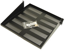 2U Black Steel Vented Shelf - Cantilever - 19in x 18in Part # RA7303-VP picture