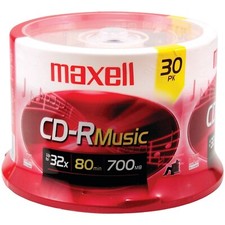Maxell – 625335, Premium Quality Noise free Surface Playback Recordable CD picture
