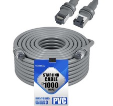 75ft Starlink Gen 3 Cable - High-Speed Weatherproof Standard G3 Grey picture