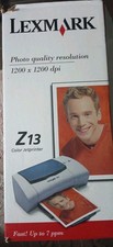 Lexmark Z13 BRAND NEW OPEN BOX Inkjet Digital Photo Printer Color Jetprinter picture