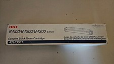 OKIDATA 42103001 - B4100, B4200, B4300, GENUINE BLACK TONER CARTRIDGE picture