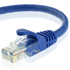 CAT6 Ethernet Cable Hi-Speed Network Cord 6ft 10ft 25ft 50ft 75ft 100ft lot Blue picture