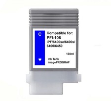 PFI-106 Cyan Ink Cartridge for Canon  6400s 6400se 6400 6450 PFI106C picture