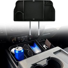 Jump Seat Front Seat Headrest Organizer for 2011-2026 Ford F150-F650 Super Du... picture