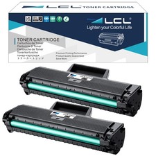 LCL MLT-D104S Toner Cartridge for Samsung ML-1660 SCX-3205W (2-Pack Black) picture