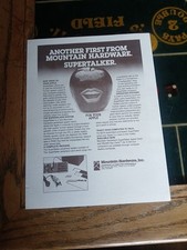 Vintage 1 Page Brochure Mountain Hardware Supertalker picture