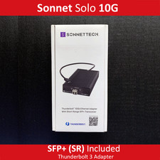 Sonnet Solo10G SFP+ 10G -Thunderbolt 3 Adapter with Short-Range SFP+ picture