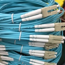 1~30M 10Gb Duplex OM3 Multimode LC/FC/ST/SC UPC PVC Aqua 50/125 Fiber OpticCable picture