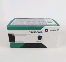 Genuine Lexmark 74C1SC0 Cyan Return Program Toner Cartridge CS720 CS725 CX725 picture