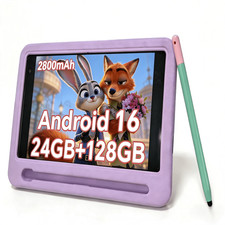 2026 Android 16 Kids Tablet 7 Inch Toddler Tablet,24GB RAM+128GB, Wifi Touchscre picture