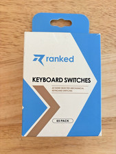 Ranked Gateron PRO Red KS-9 Linear Switches 65 Pack 3-Pin Pre-Lubed New picture