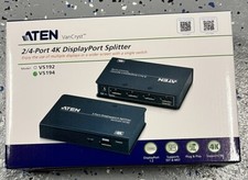 ATEN VanCryst VS194 4-Port 4K DisplayPort Splitter-TAA Compliant  |  NEW picture