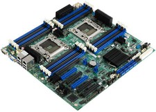 Intel S2600CP2 G50768-511 2x LGA2011 Intel C600-A 16x DDR3 6x PCIe 14x SATA picture