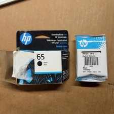 QTY (2) HP 65 Black Ink Cartridges HP Printers Original Expired Dates Guaranteed picture