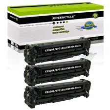 3PK CF210A BK Toner Cartridge Fits For HP 131A LaserJet Pro 200 MFP M276n M276nw picture