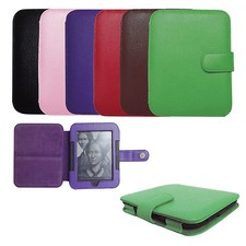 Genuine Leather Case Cover for Barnes Noble Nook GlowLight and Simple Touch picture